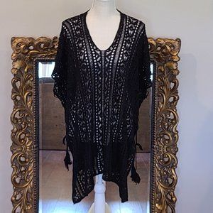 Jeasona women's Bathing Suit Crochet Dress Size XL